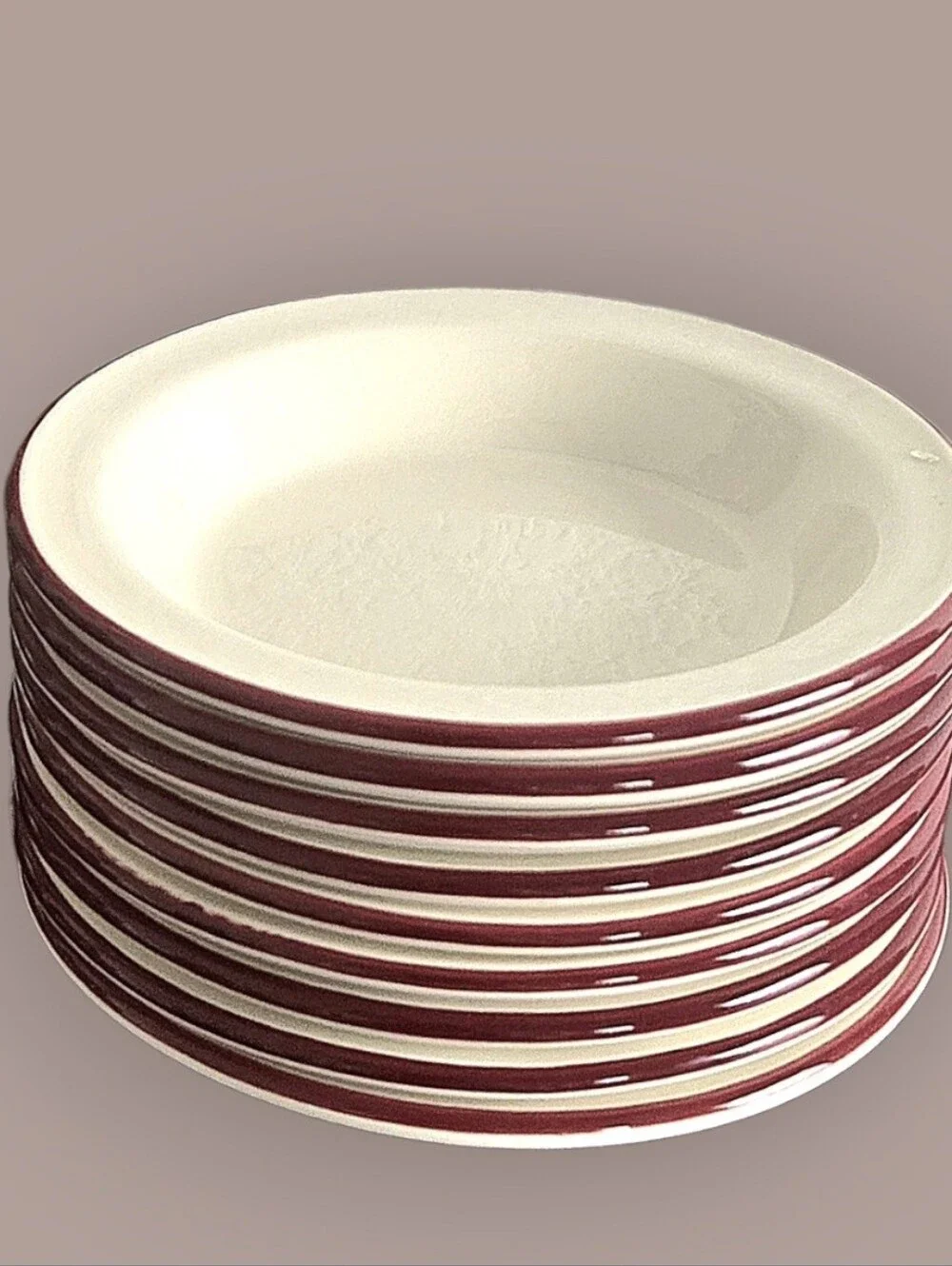 Vintage Steelite England White Butter Pat Plates Ironstone Hotelware Set of 9